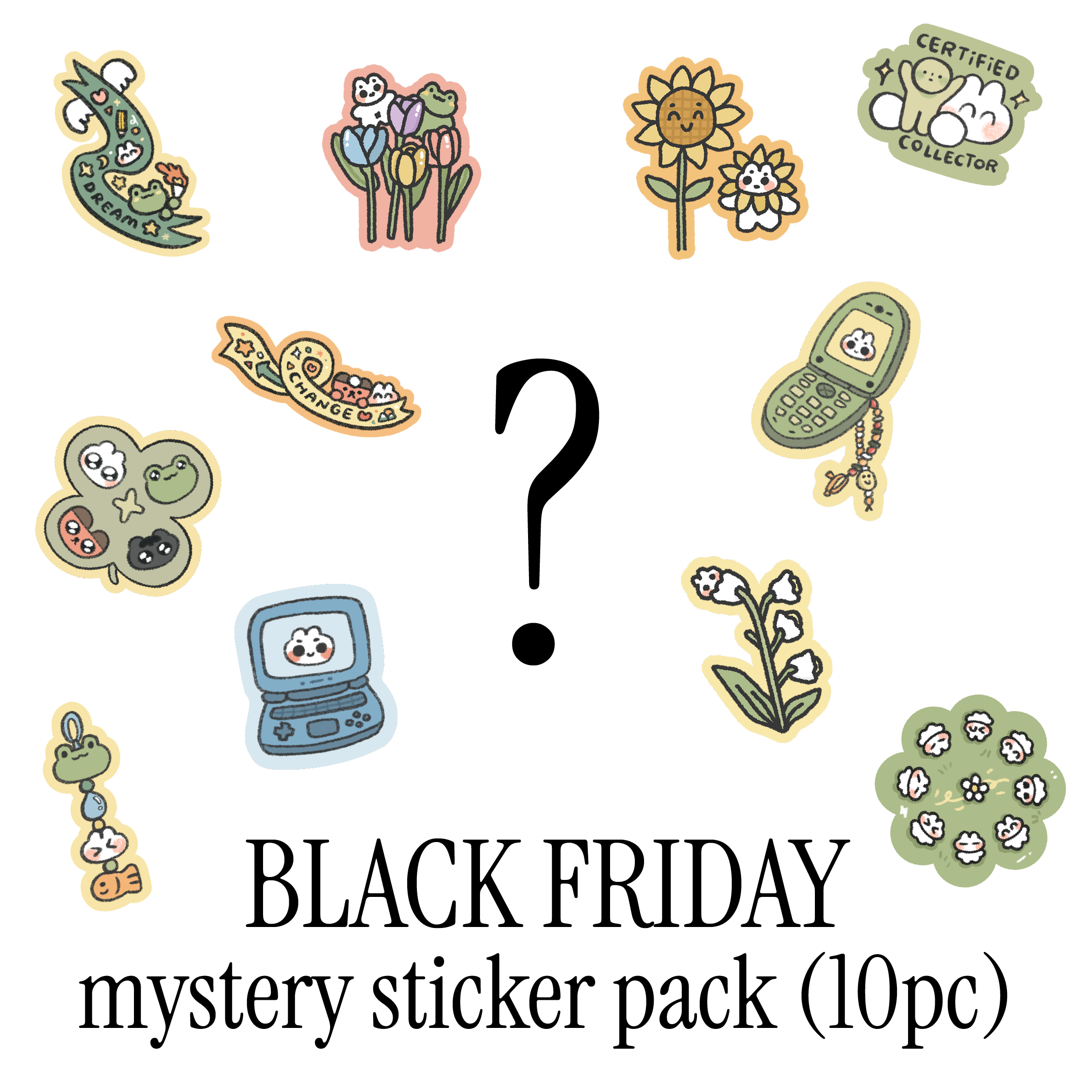 [Black Friday] Mystery Sticker Pack (10pc)
