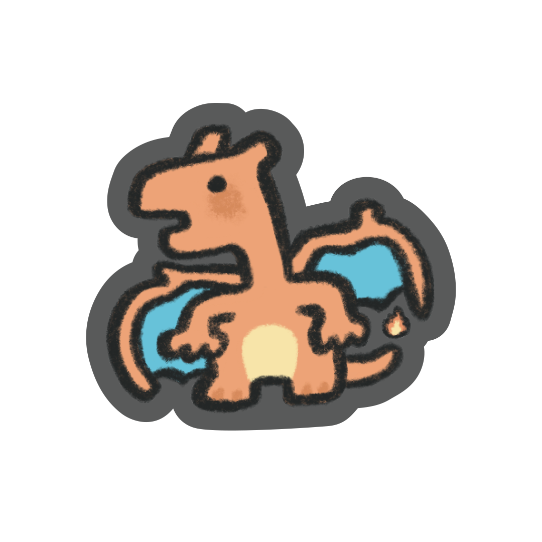 Fire Dragon Sticker