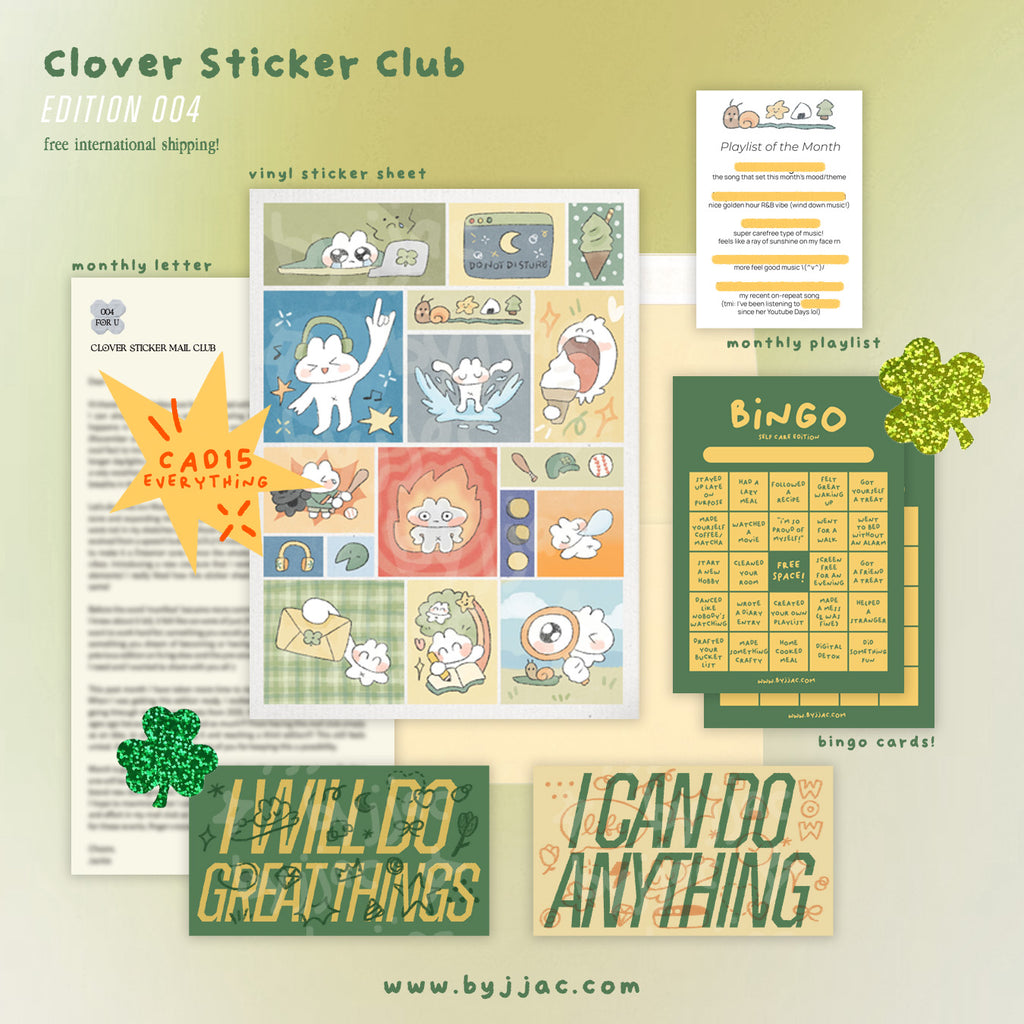 Clover Sticker Club
