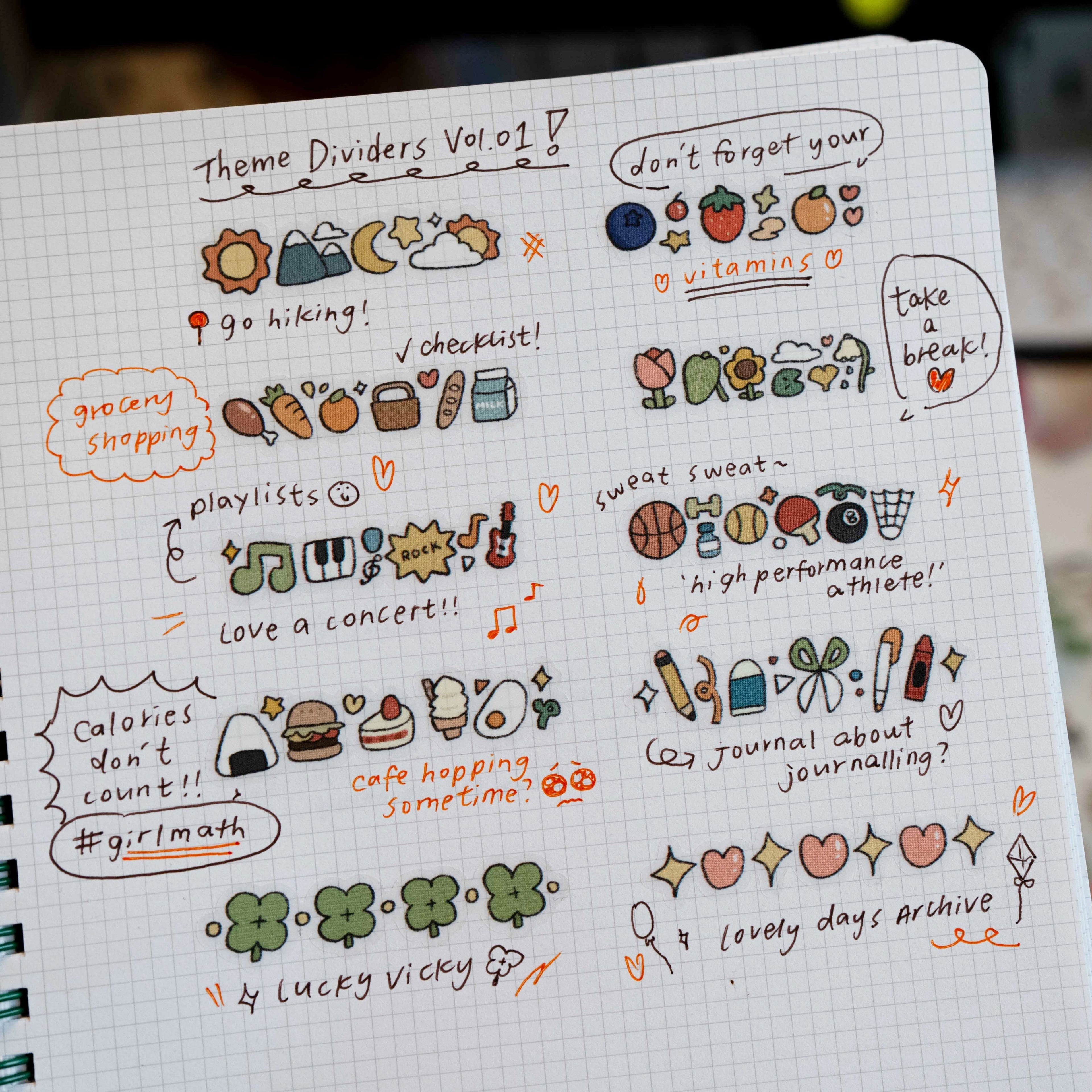 Kiss Cut Sticker Tape (3 designs)