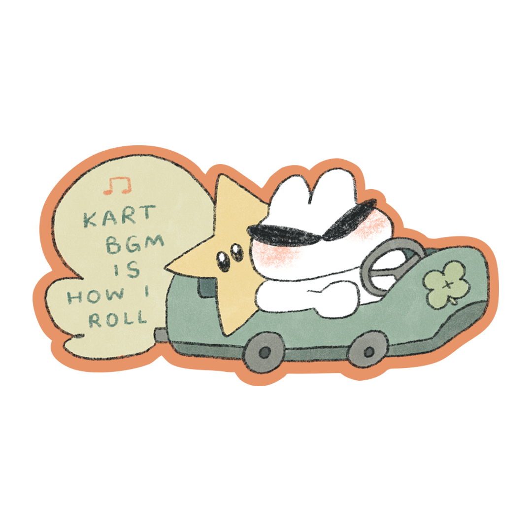 Kart BGM Sticker