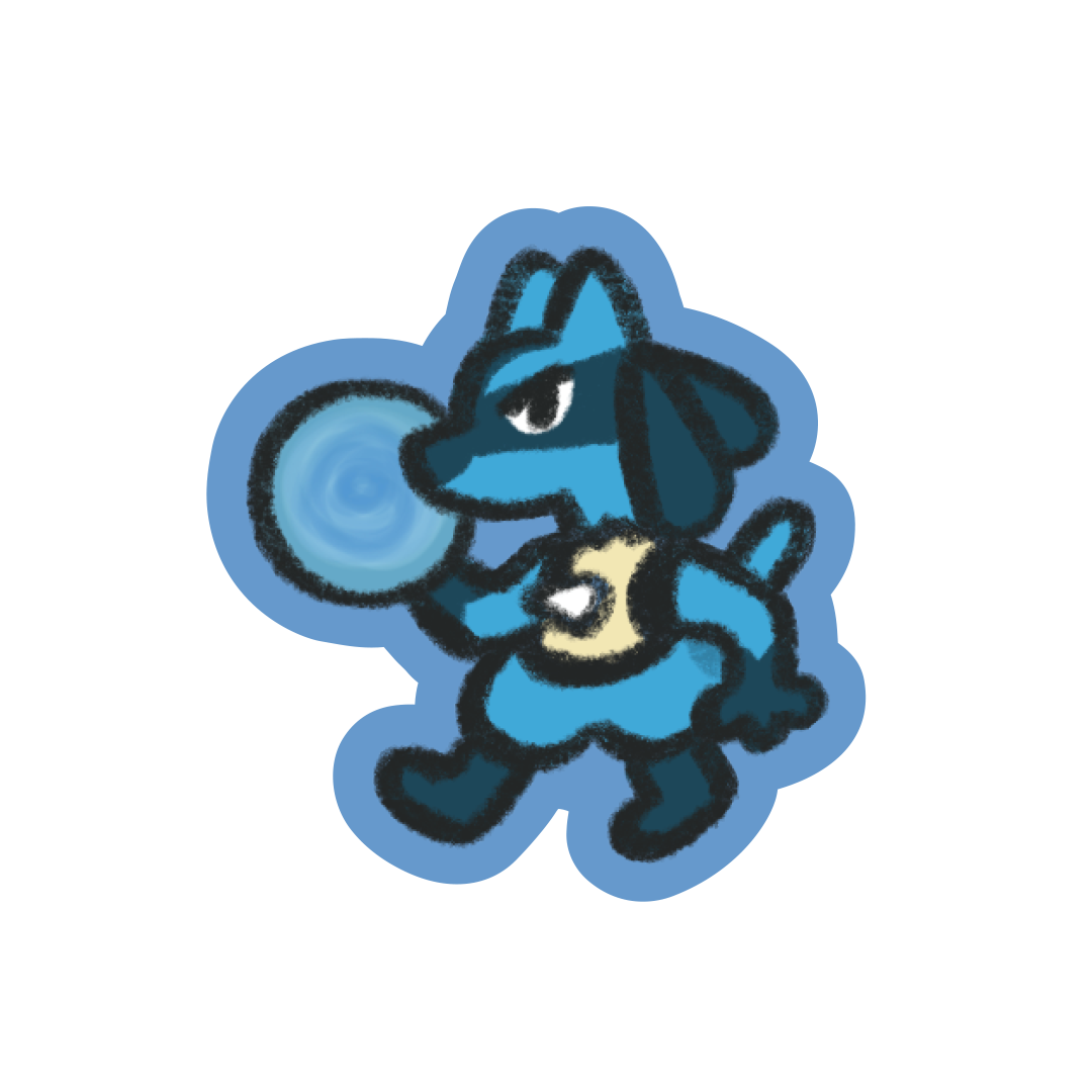 Blue Warrior Sticker