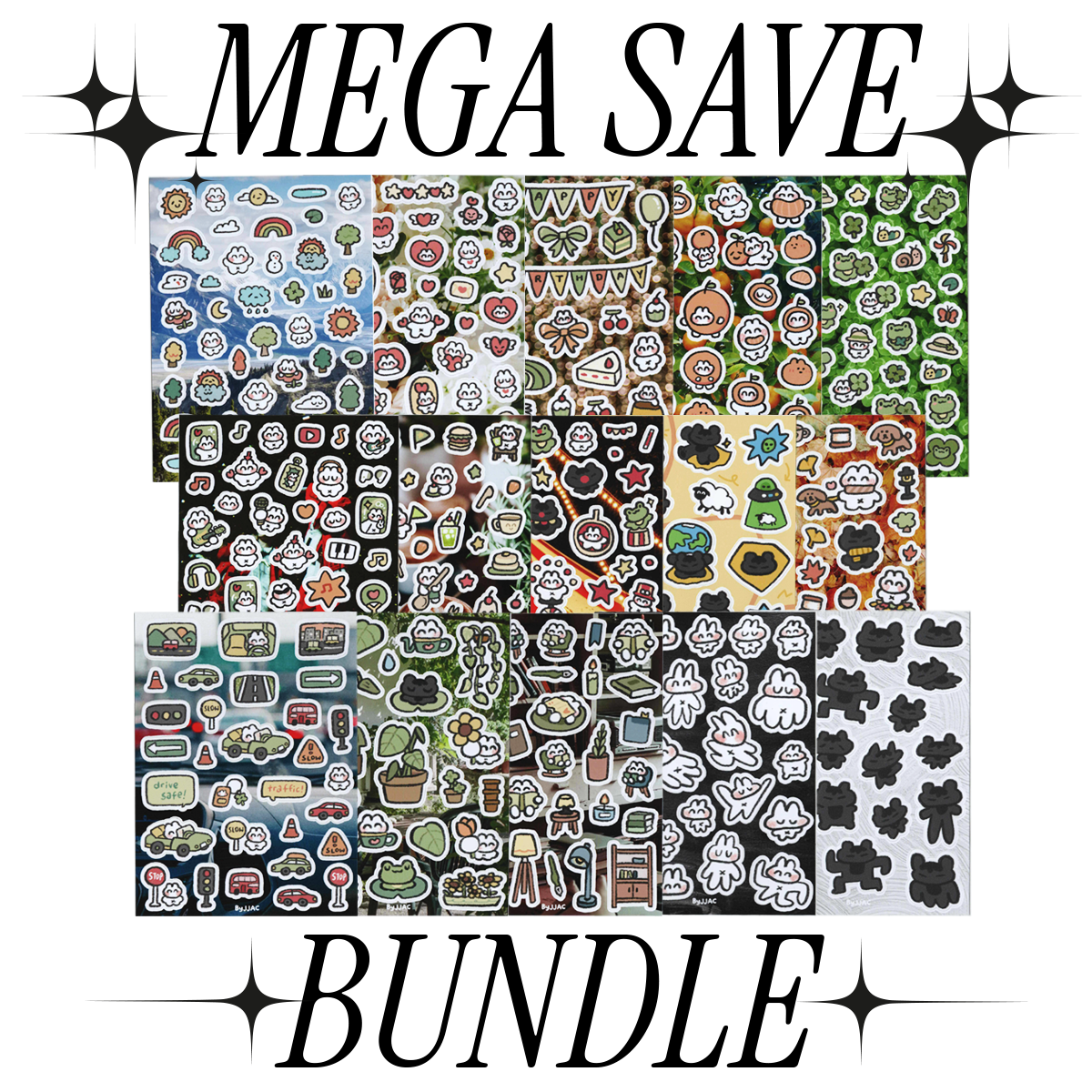 MEGA Sticker Sheet Bundle